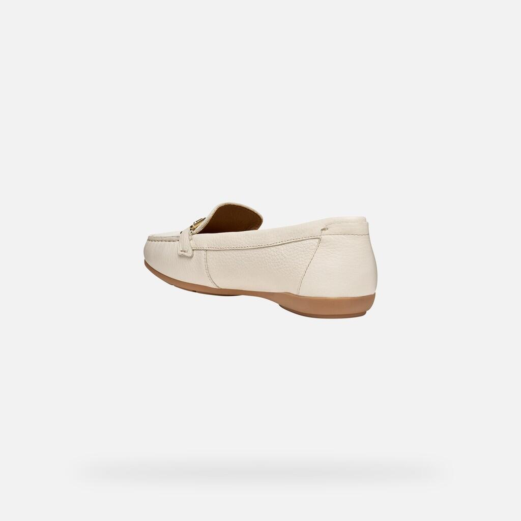 Mocassins Femme ANNYTAH MOC WOMAN Blanc Cassé 6/7