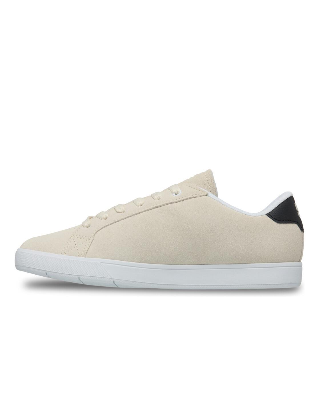 Zapatillas de piel DC PRADOE Blanco Hombre 3/4