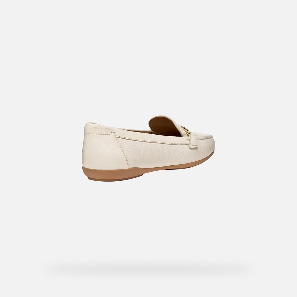 Mocassins Femme ANNYTAH MOC WOMAN Blanc Cassé 7/7
