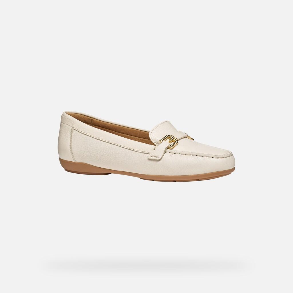 Mocassins Femme ANNYTAH MOC WOMAN Blanc Cassé 5/7