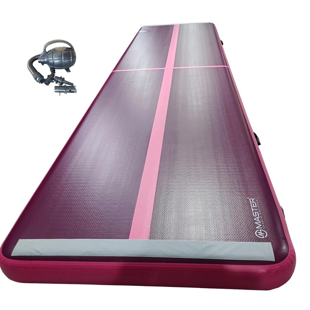 Airtrack MASTER S-Pro nafukovacia žinenka 800 x 150 x 20 cm - fialová - ružová