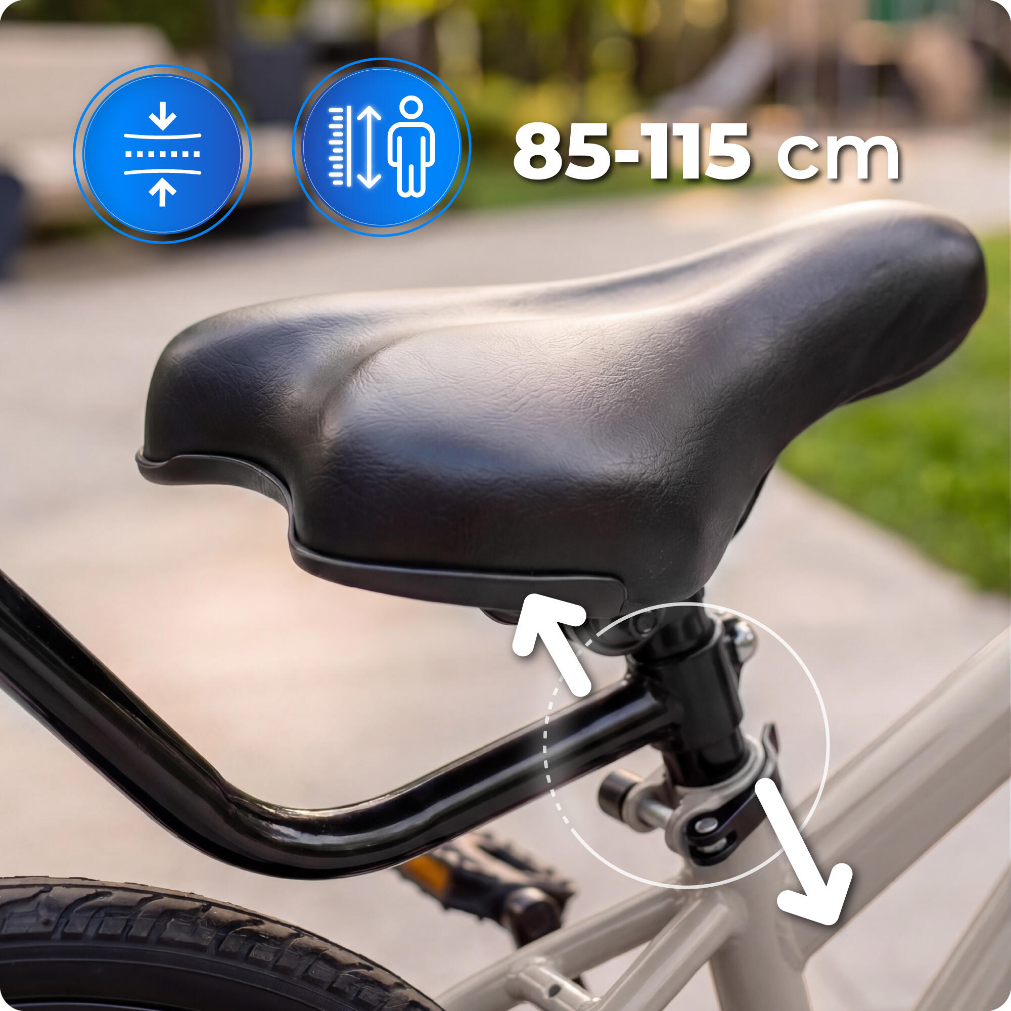 VOLTOURI BK01 kinderfiets, 14”, met zijwieltjes en duwstang 5/7