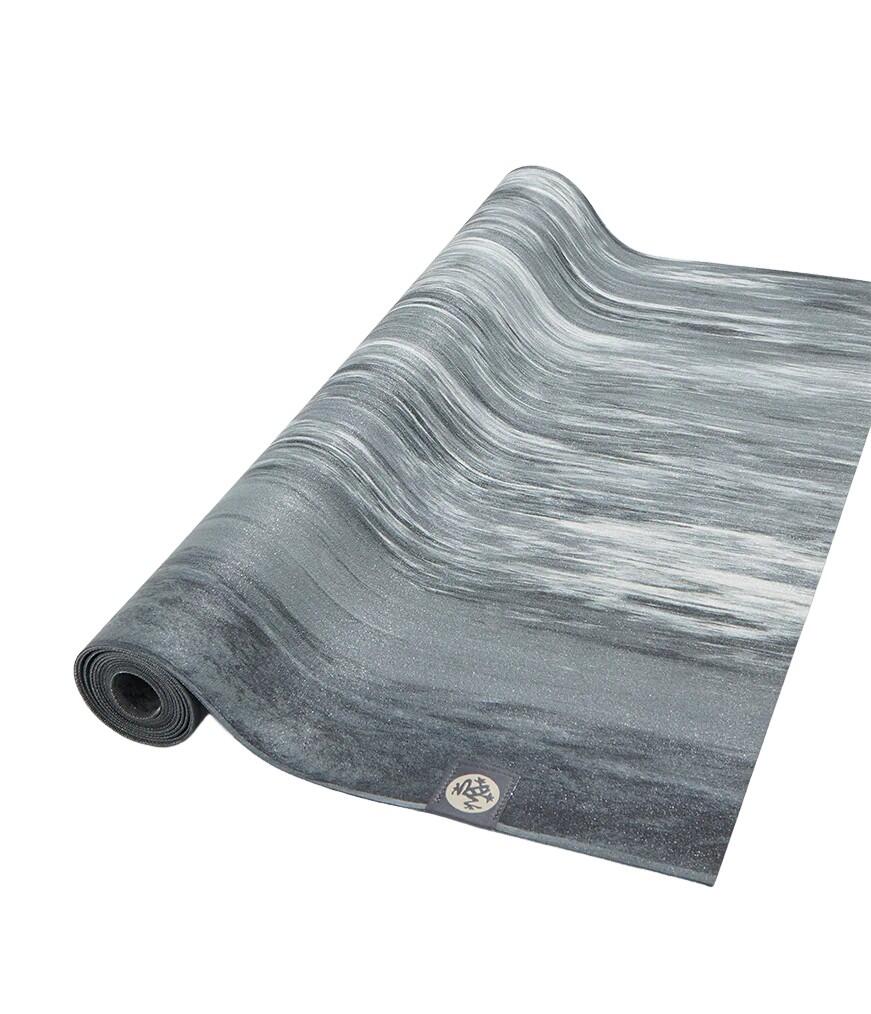 Manduka eKO Superlite Reis Yogamat van Rubber 1,5 mm - Zwart Gemarmerd 4/5