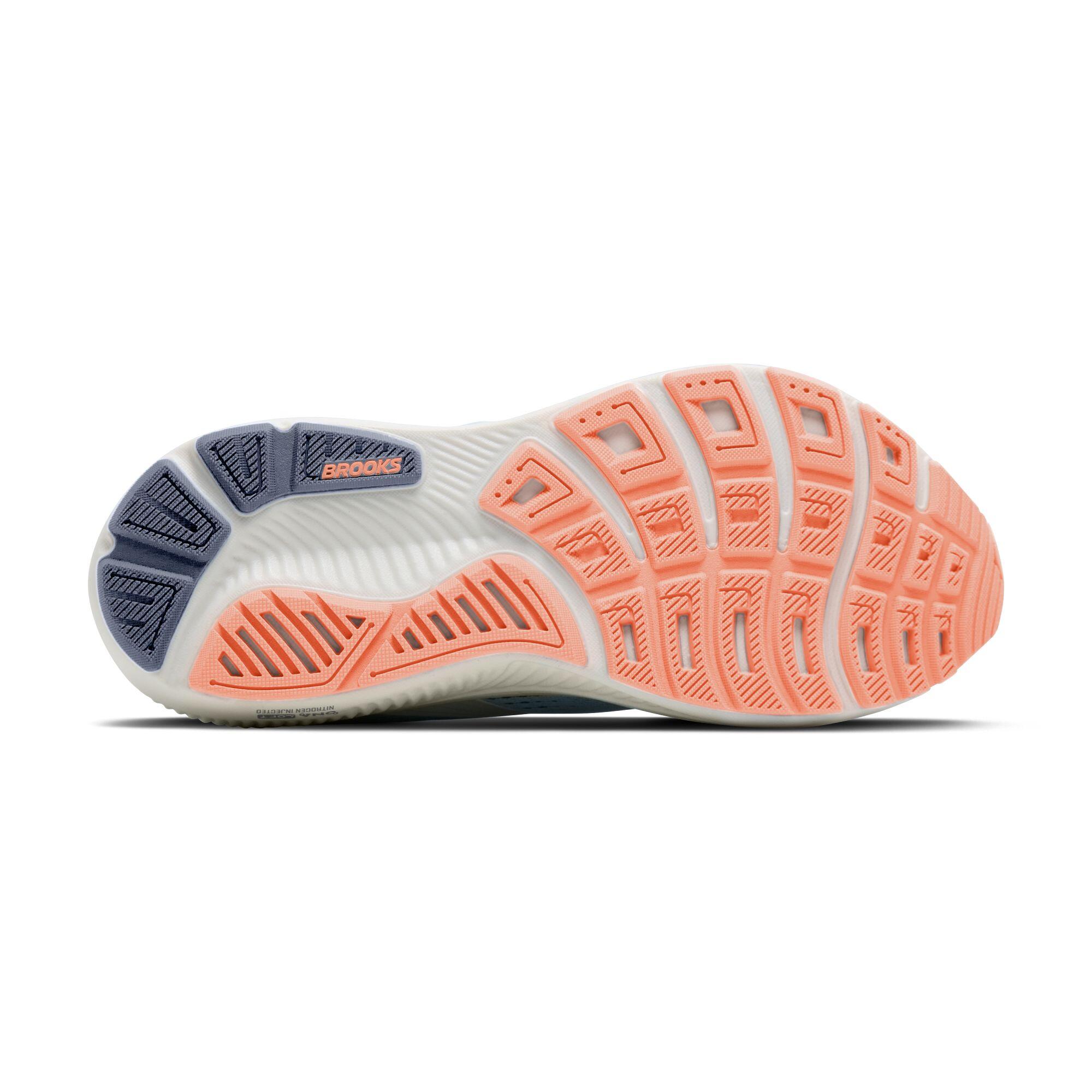 Chaussure de running Femme Ghost 18 gris pêche blanc 5/5