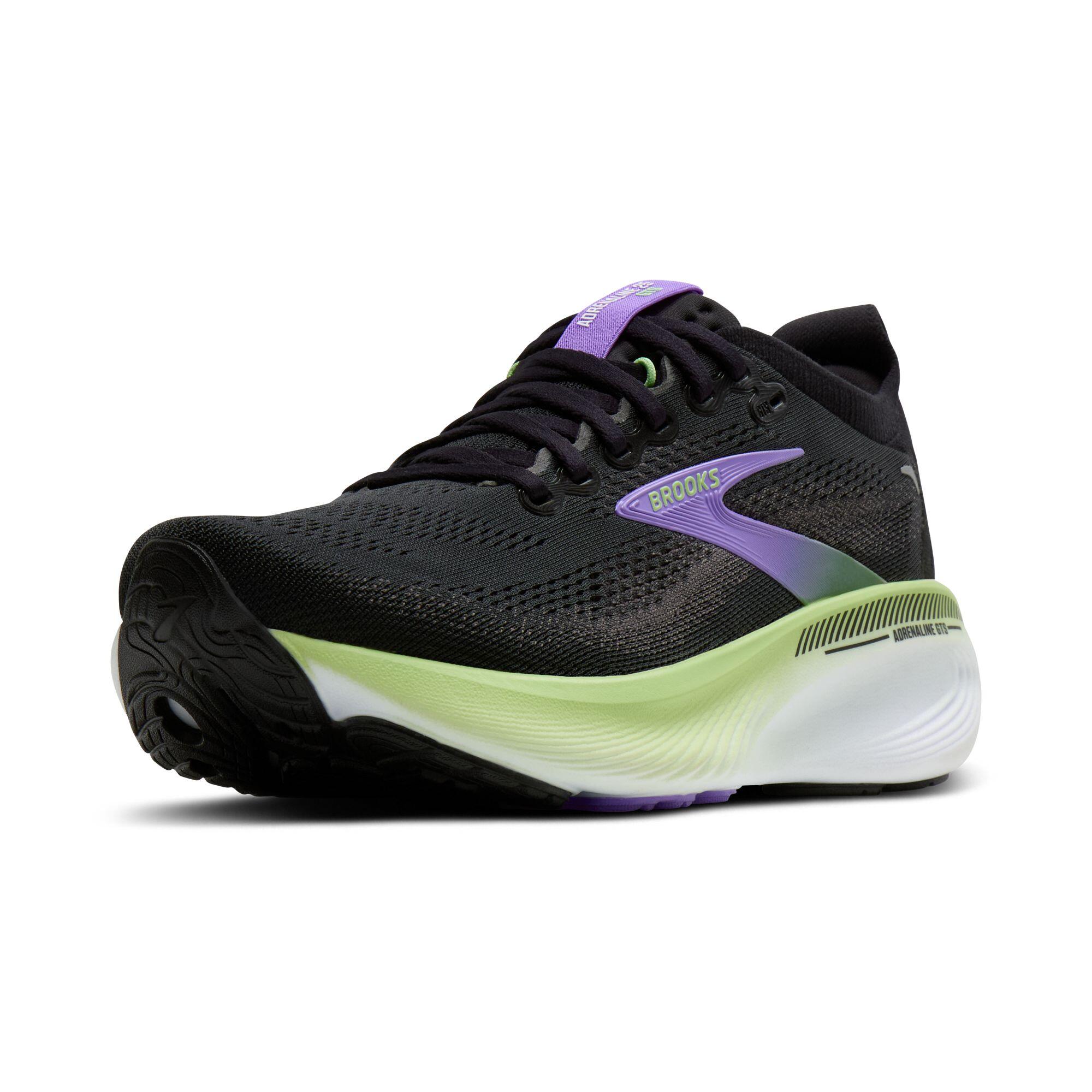 Zapatillas de running Mujer Adrenaline GTS 25 negro verde morado 4/5
