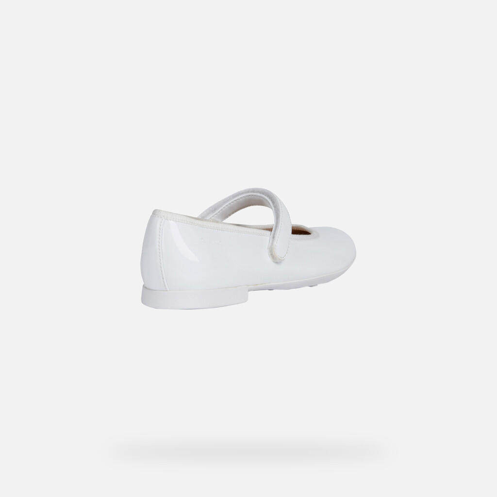 Ballerines Fille JR PLIE' Blanc 5/7
