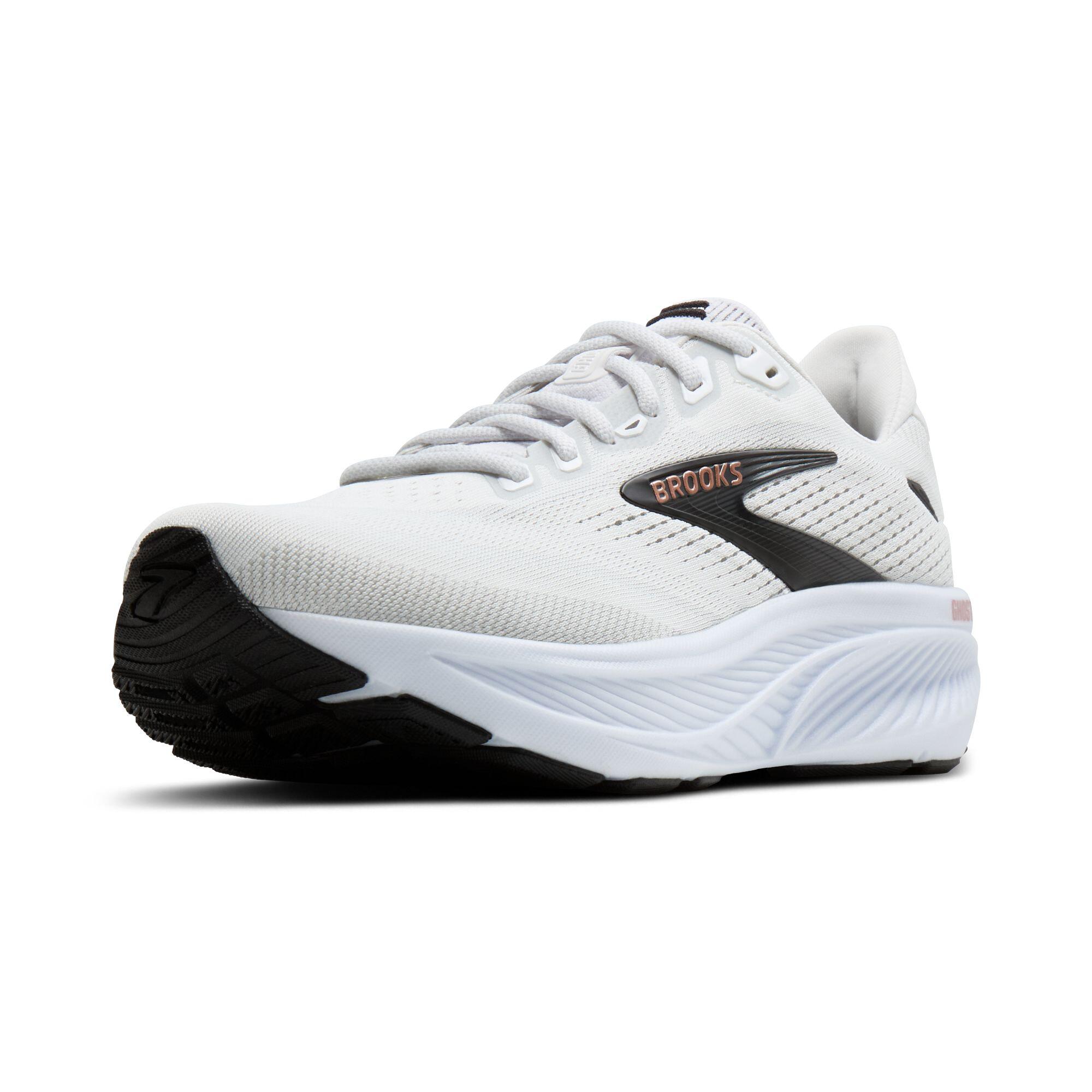 Zapatillas de running Mujer Ghost 18 blanco negro rosa oro 4/5