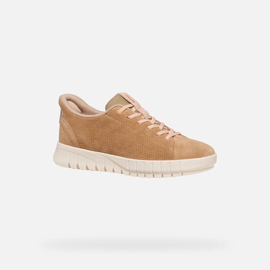 Baskets Femme FLEXTRIDE PLUS WOMAN Beige/Rose 3/7