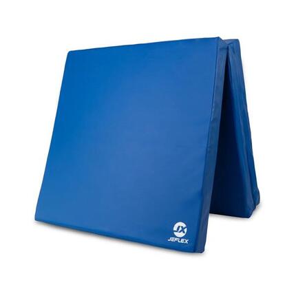 Turnmatte 300 x 100 x 10 cm blau Weichbodenmatte klappbar Jeflex