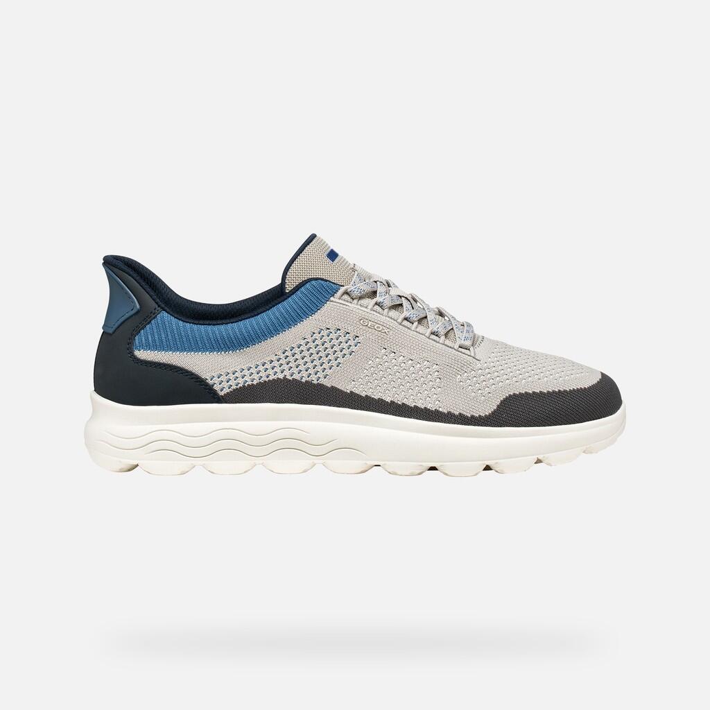 Baskets Homme SPHERICA PLUS MAN Gris Clair/Bleu Marine 2/7