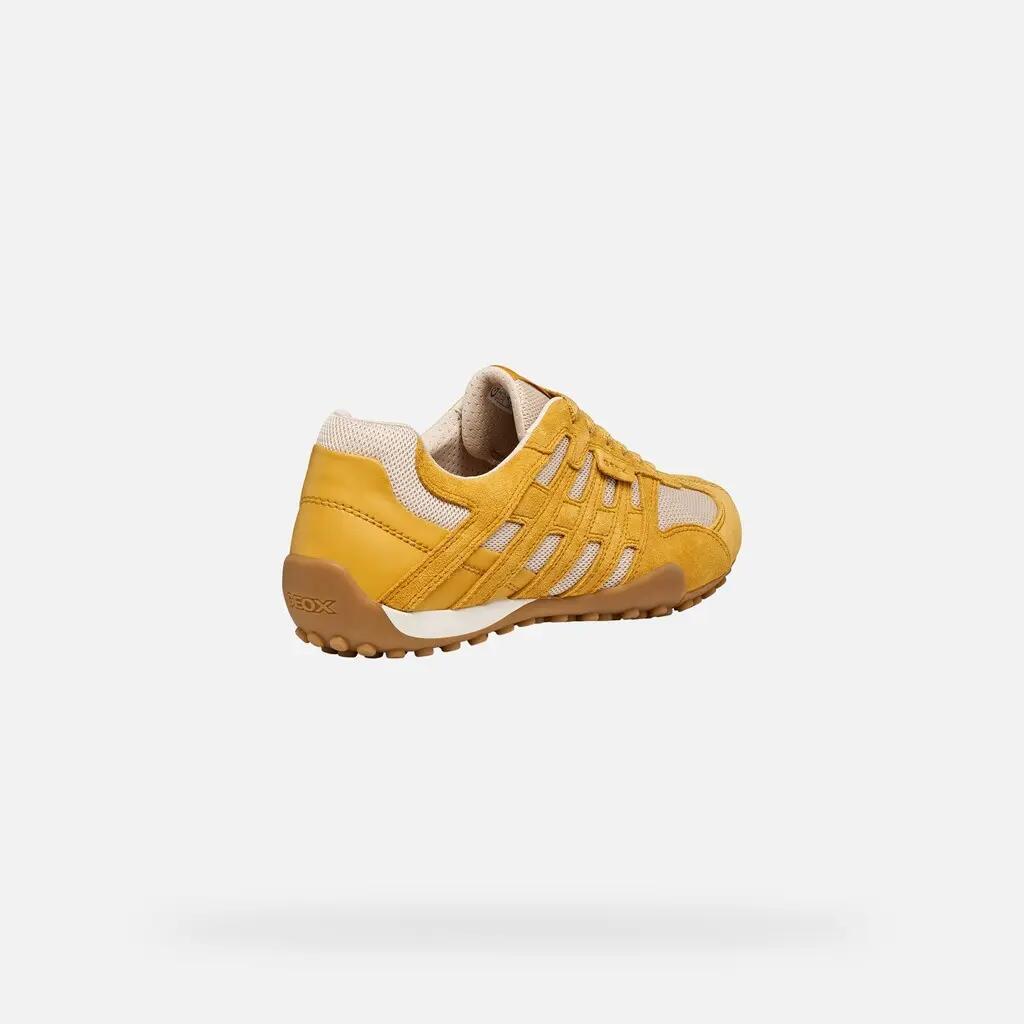Baskets Femme SNAKE ORIGINAL WOMAN Jaune/Blanc Cassé 5/7