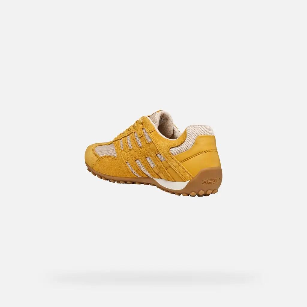 Baskets Femme SNAKE ORIGINAL WOMAN Jaune/Blanc Cassé 4/7