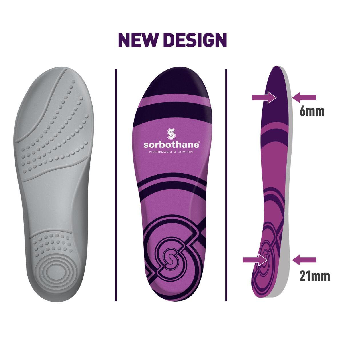 Sorbothane Cush N Step Protection Insoles 2/5