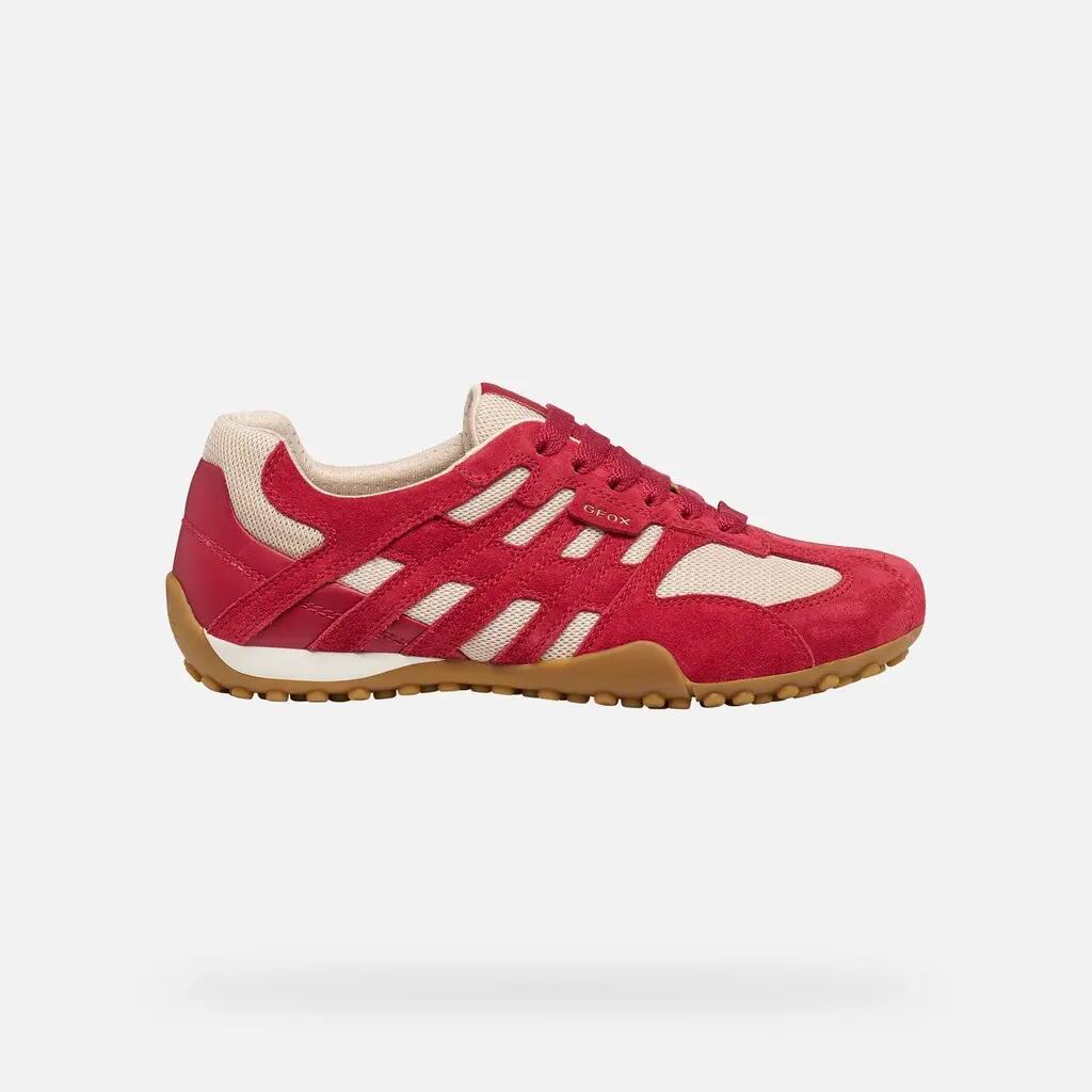 Baskets Femme SNAKE ORIGINAL WOMAN Rouge/Blanc Cassé 2/7