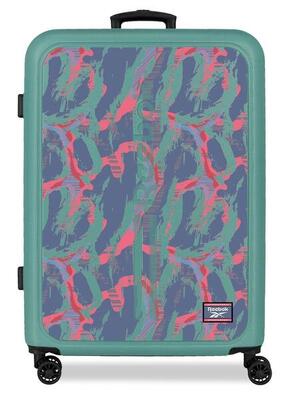 Valigia media Reebok Tacoma ABS con capacità di 75L Turchese
