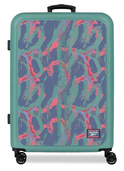 Valigia media Reebok Tacoma ABS con capacità di 75L Turchese