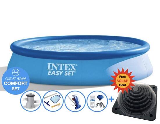 Ø 396 x 84 cm Intex Easy Set COMFORT zwembad set - rond