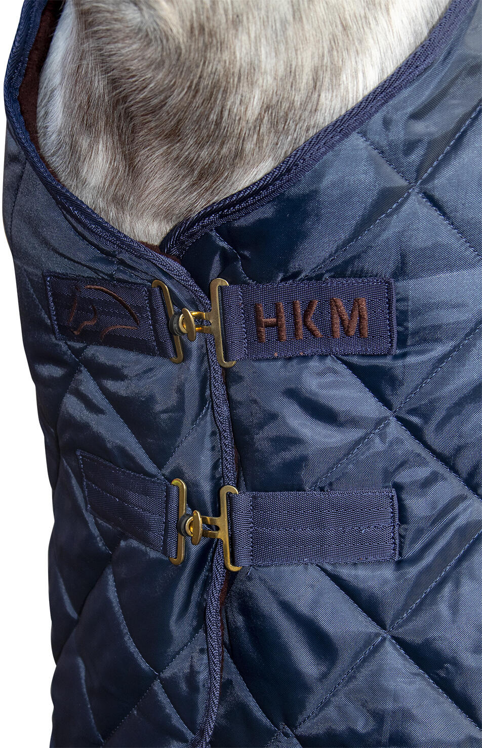 COUVERTURE COTON HIVER HKM BLEU FONCÉ 150 g 3/6