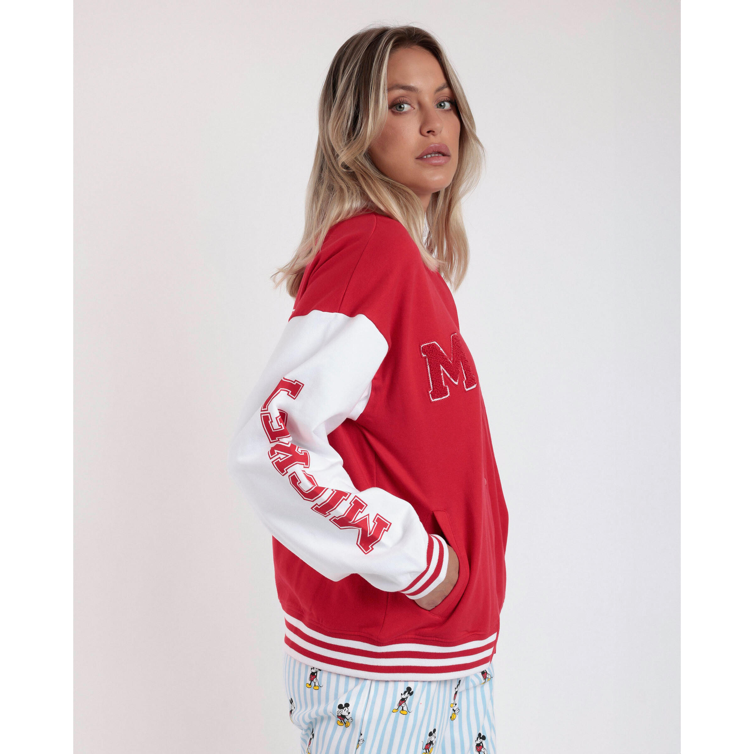 Chaqueta caliente mujer Disney Mickey New York 2/5