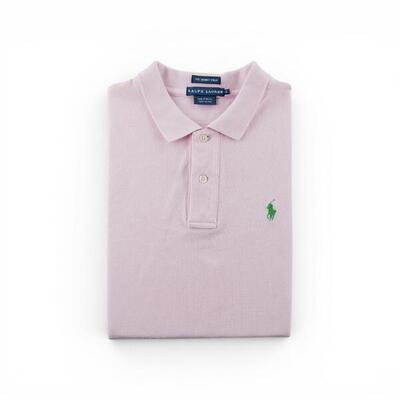 Tweedehands - polo ralph lauren dames korte mouw polo roze - als nieuw
