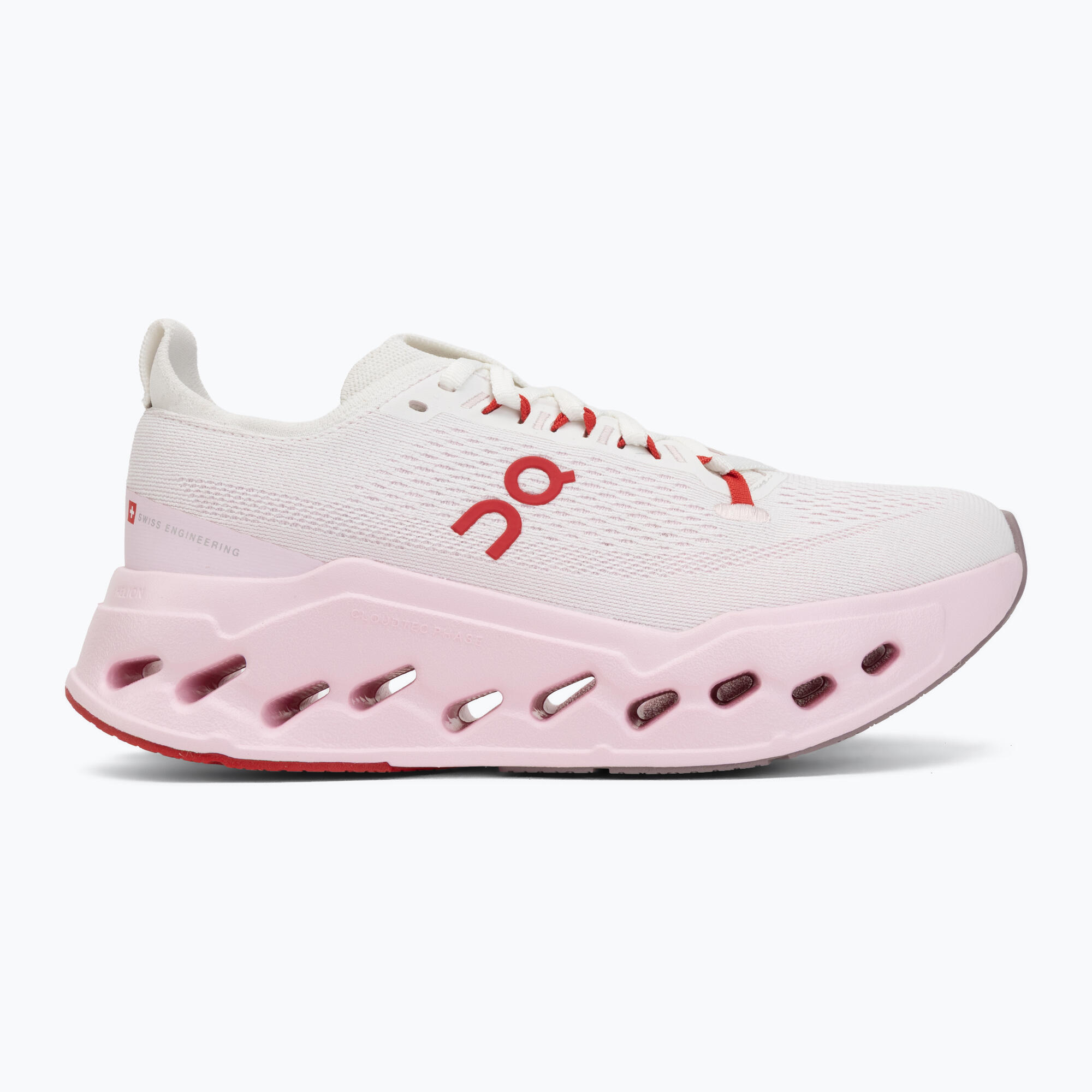 Buty do biegania damskie On Cloudsurfer Max ivory/peony 2/7