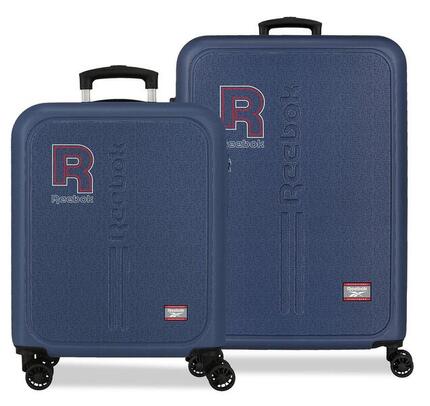 Set de valises Reebok Queens ABS avec capacité de 91L Marine
