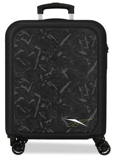 Valigia da cabina Reebok Roswell ABS con capacità di 44L Nero