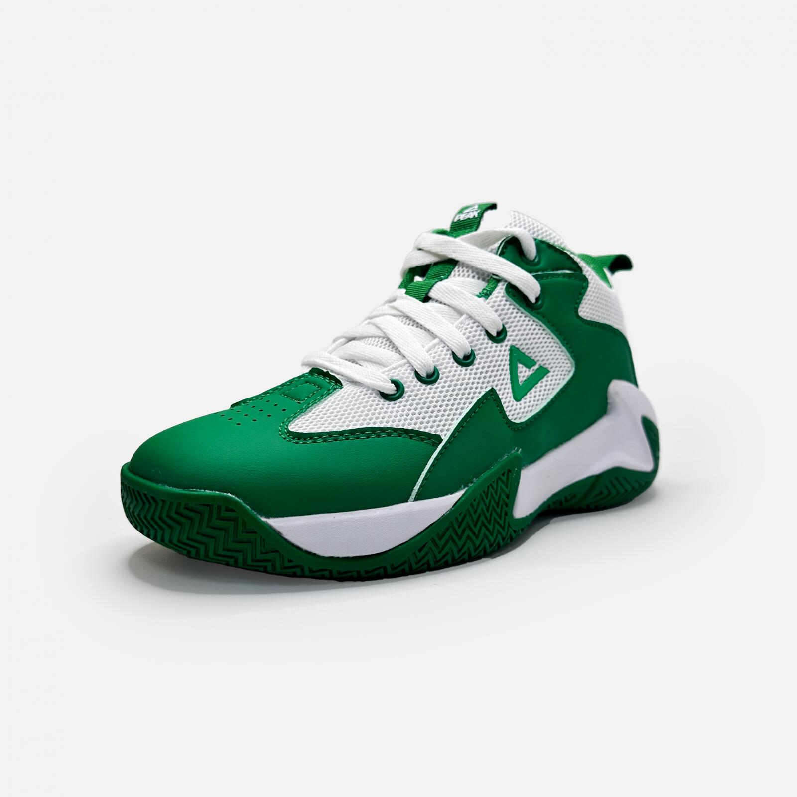 Pantofi Sport Peak For The Game Copii verde/alb