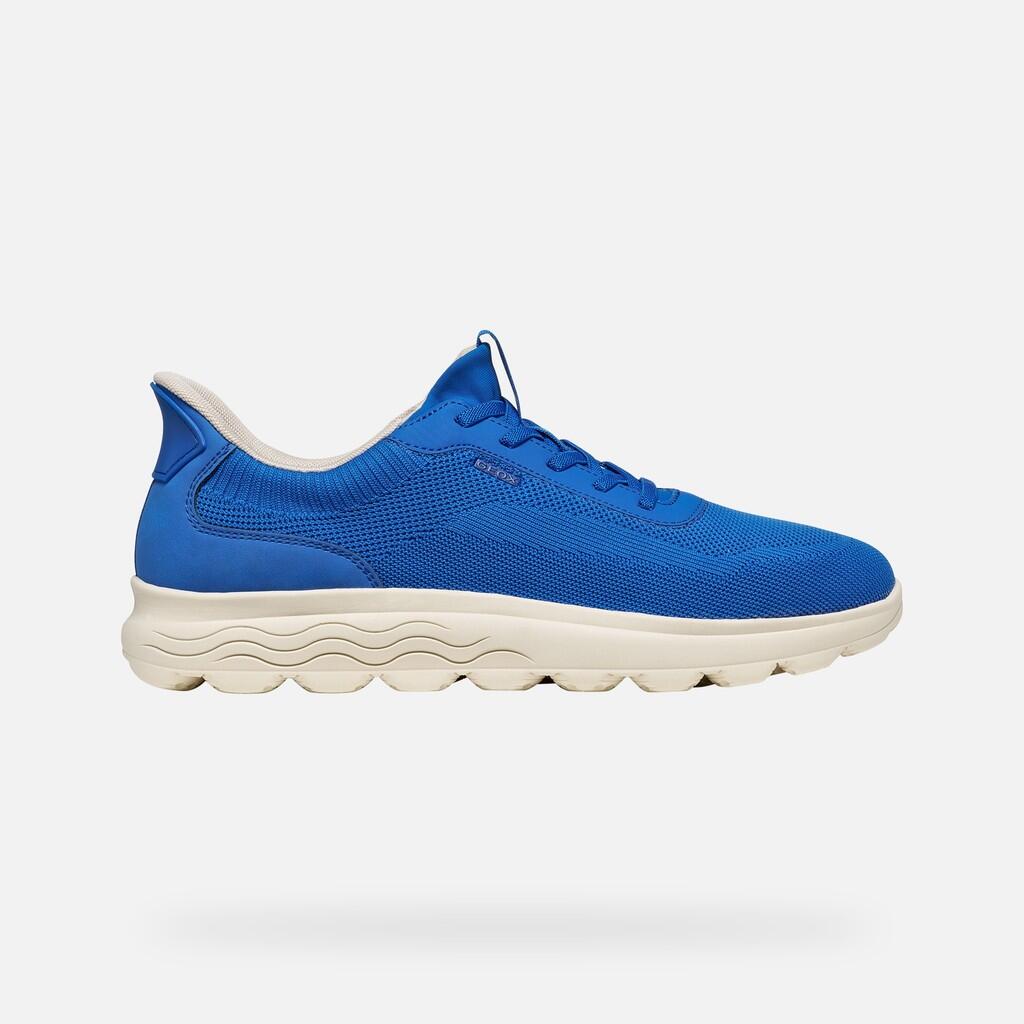 Baskets Homme Baskets olive Geox U55MPA Bleu Geox 2/7