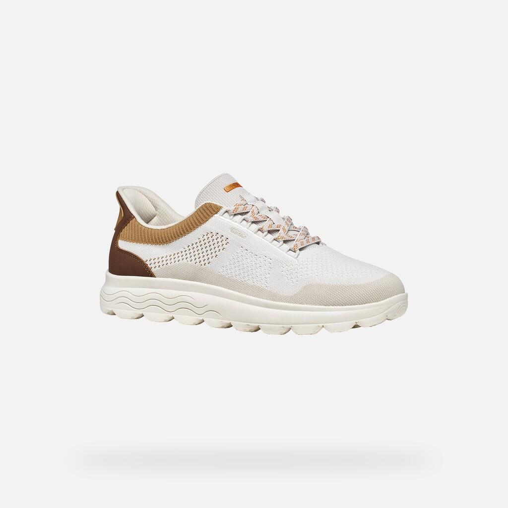 Baskets Homme U SPHERICA PLUS Blanc Cassé/Marron 3/7