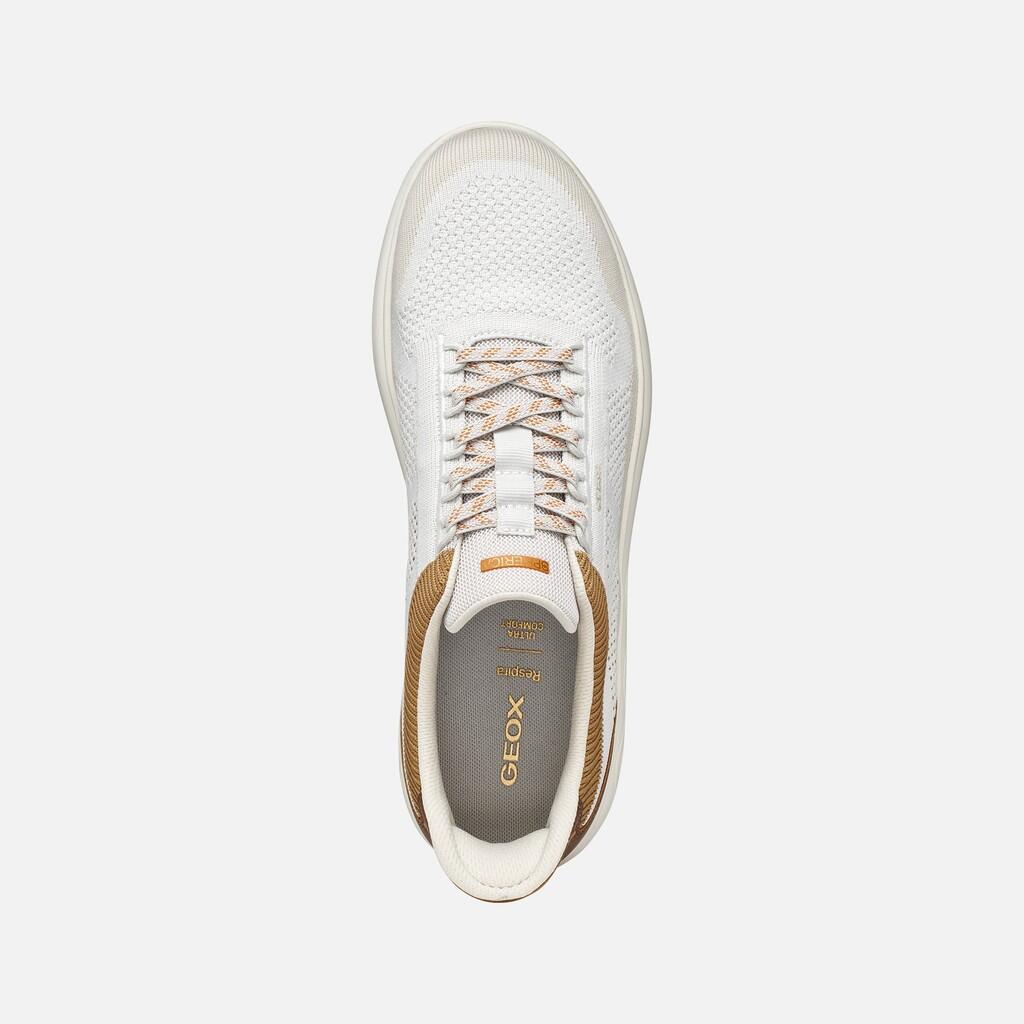 Baskets Homme U SPHERICA PLUS Blanc Cassé/Marron 6/7