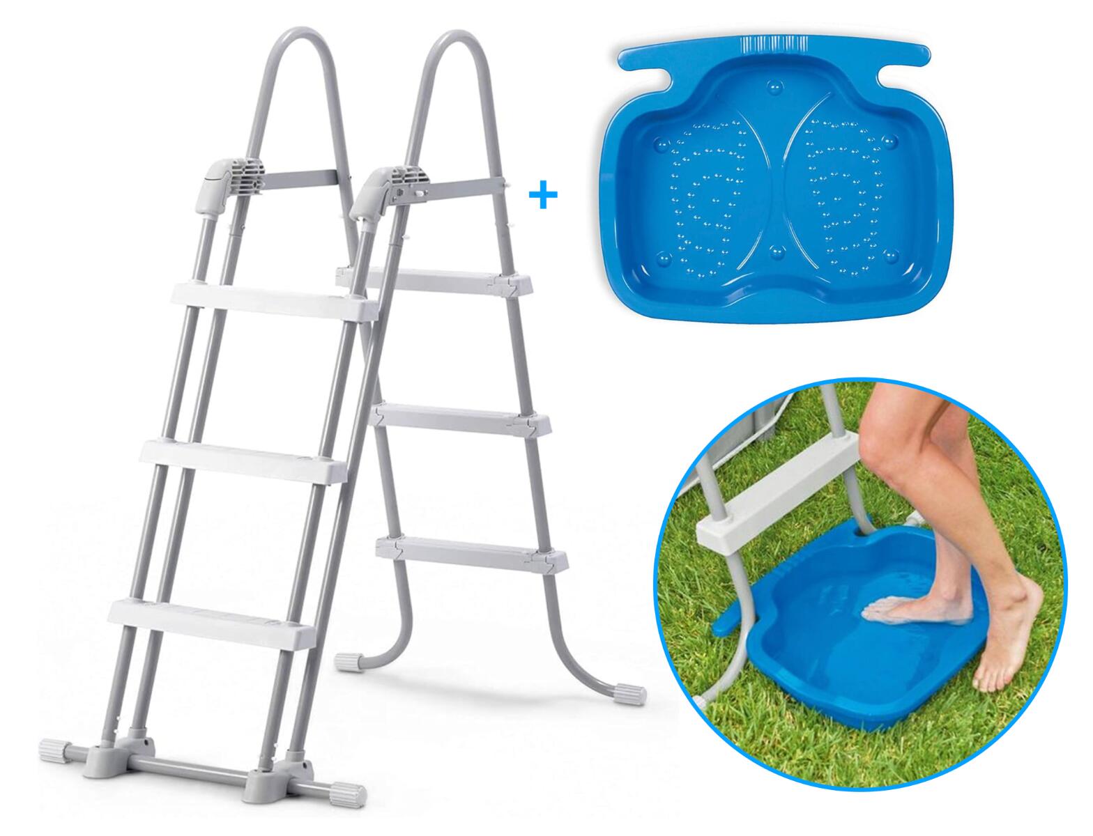 Ø 457 x 122 cm Intex Prism Frame PREMIUM zwembad set – rond 3/5