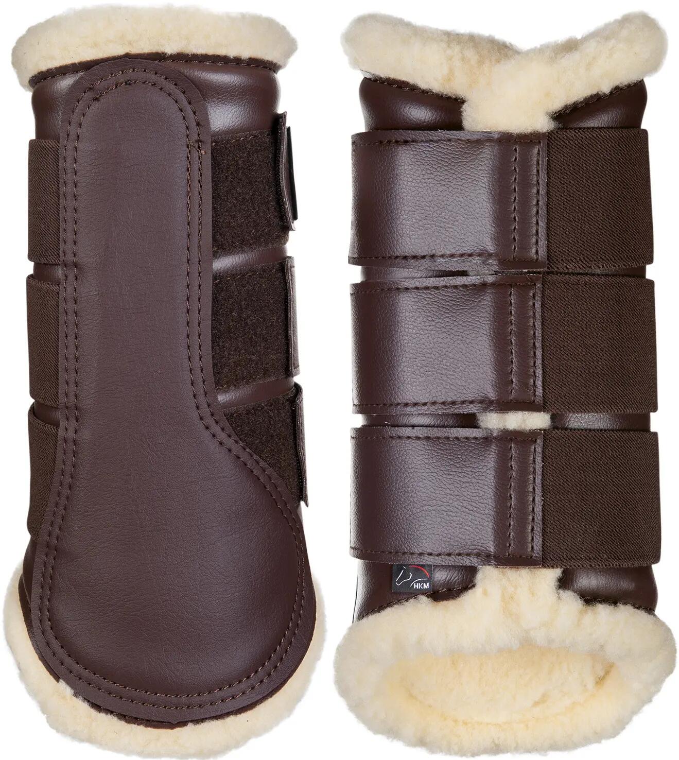 HKM BOTTES DE PROTECTION CONFORT MARRON 2/2