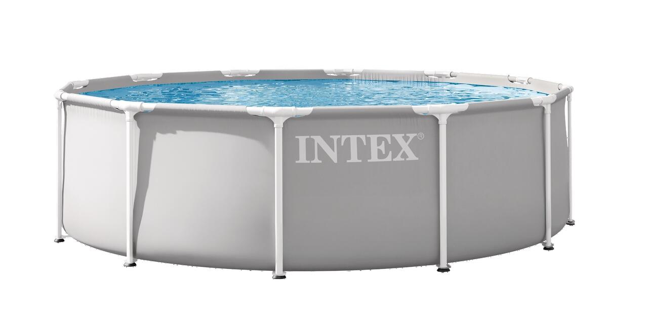 Ø 366 x 99 cm Intex Prism Frame PREMIUM zwembad set – rond 4/5