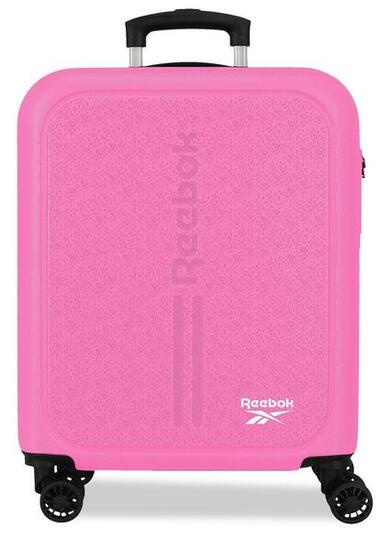 Valigia da cabina Reebok Boston ABS con capacità di 44L Rosa