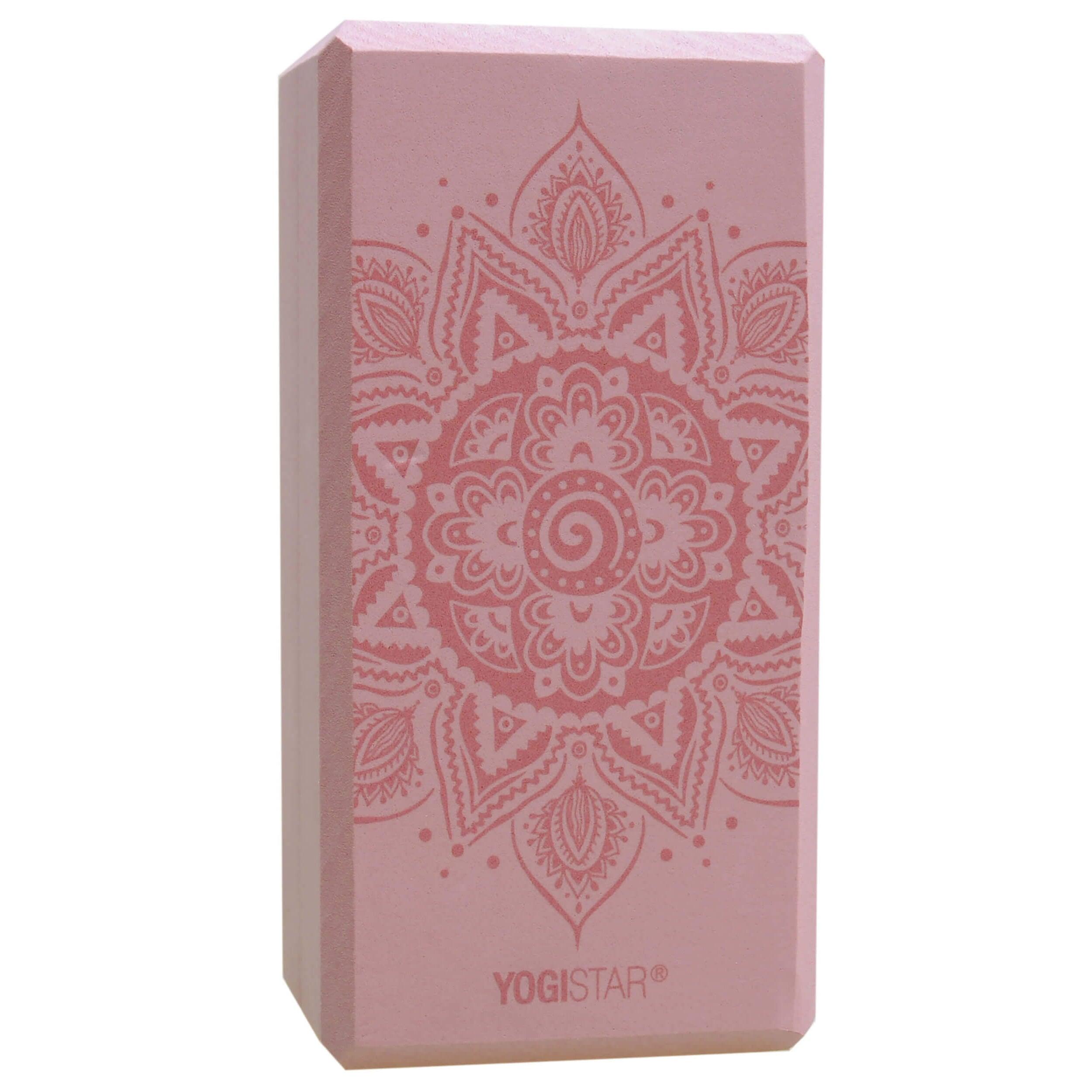 Yogablock yogiblock® basic - art collection - spiral mandala - velvet rose 2/3