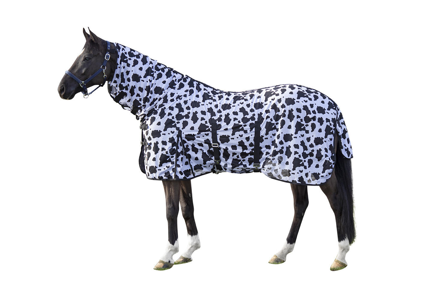 COUVERTURE ANTI-MOUCHES HKM AVEC COL VACHE 1/4