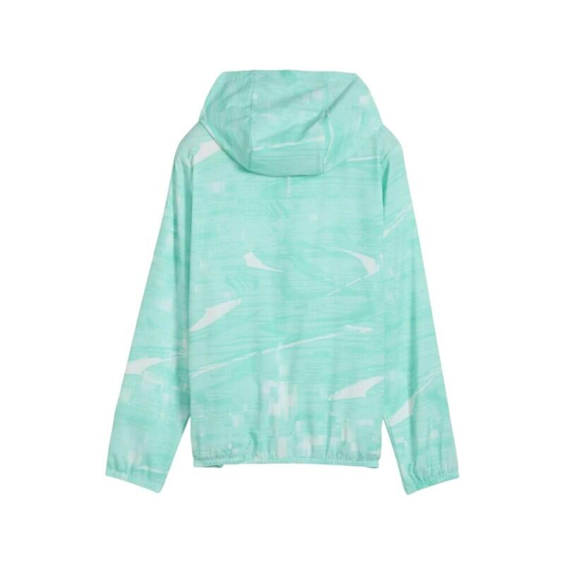 Cortavientos PUMA Run Velocity AOP Woven 527600-45 verde mujer 2/3