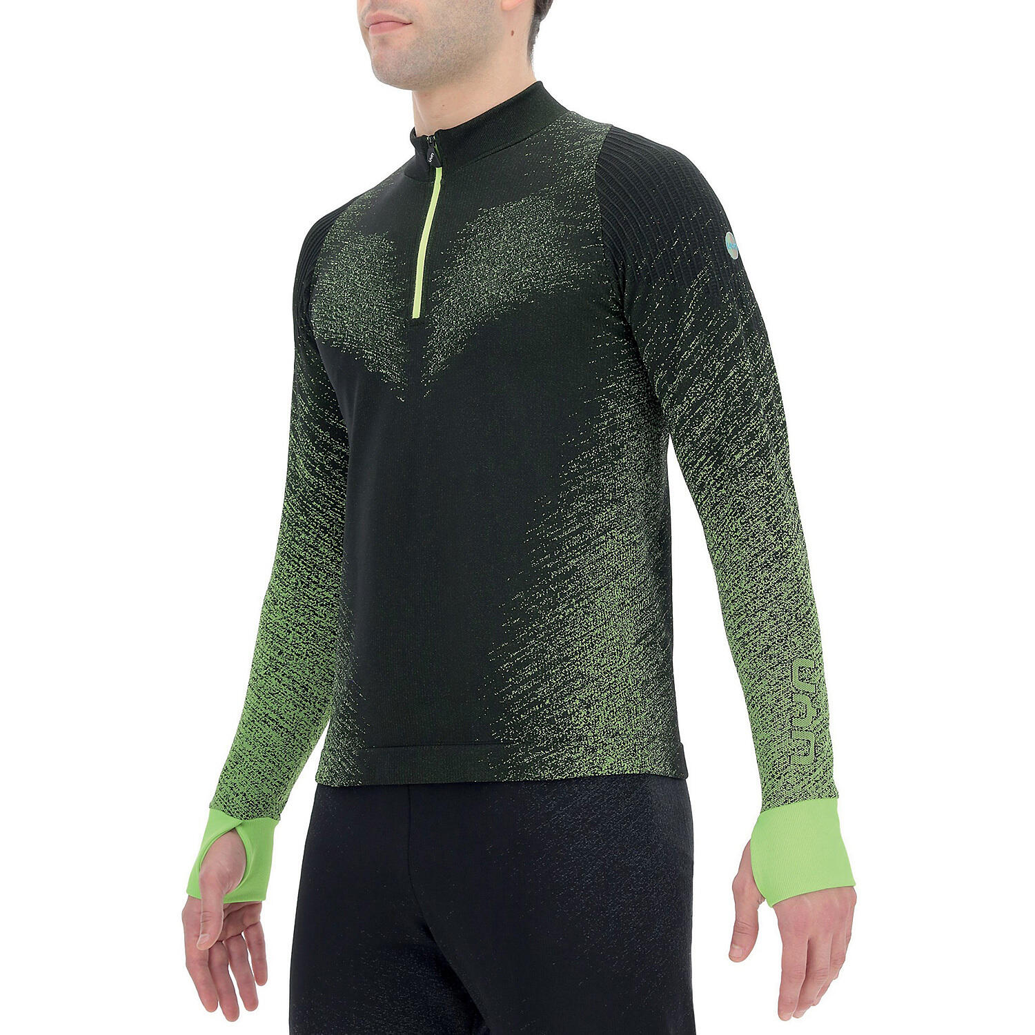 Maillot de course à pied zippé manches longues Exceleration 2/6