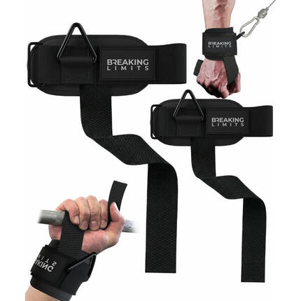 Sangles de tirage avec anneau en D - grips pour machine à câble