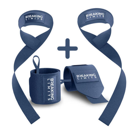 Lifting Straps + Wrist Wraps Bundel | Fitness & Krachttraining