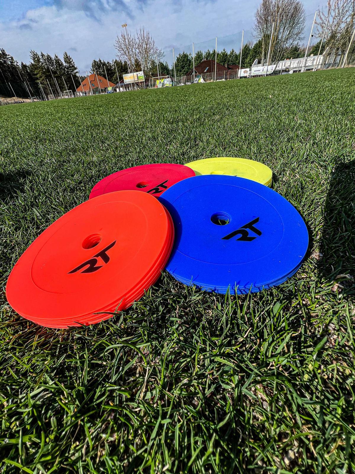RT FIELD MARKER ZNACZNIKI POLA PŁASKIE TALERZYKI WYSEPKI PLACKI 20SZT 5/7