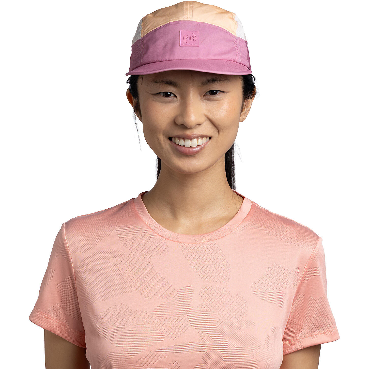 Czapka z daszkiem BUFF 5 PANEL GO CAP DOMUS  AZALEA L/XL 3/7