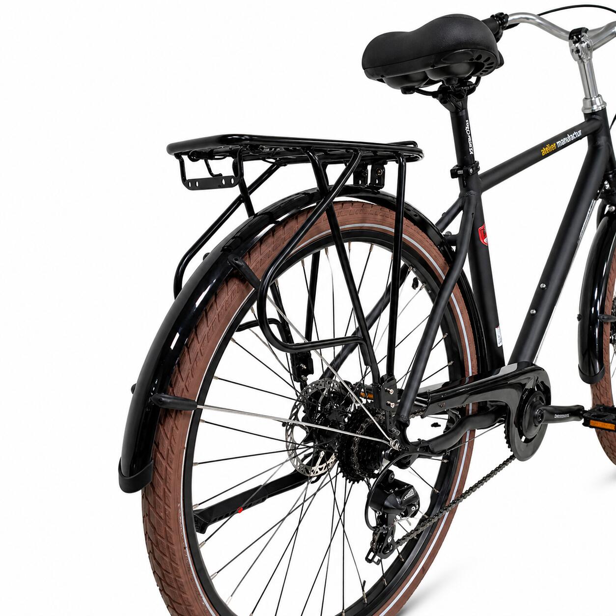 Segunda vida Bicicleta Oras Kieler 1907 - 28 polegadas, M, cinzenta 3/4