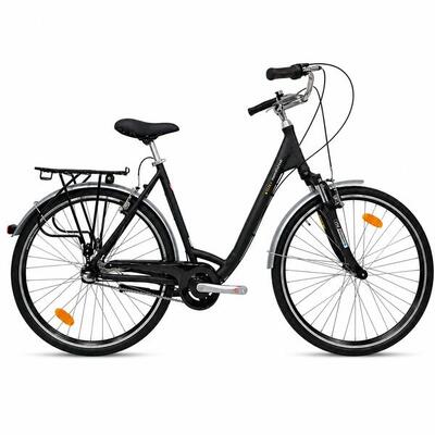 Refurbished Bicicletta da città Kieler 1252 - 28 pollici L grigia