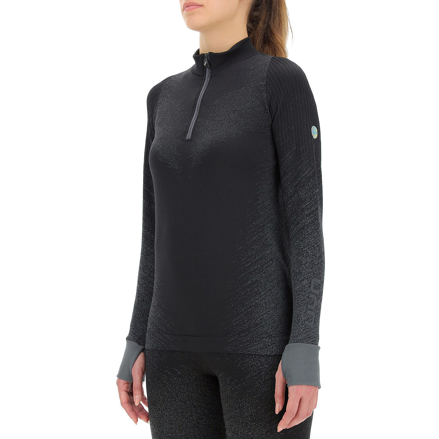 Exceleration Long-Sleeved Zip Up Running Shirt 2/7