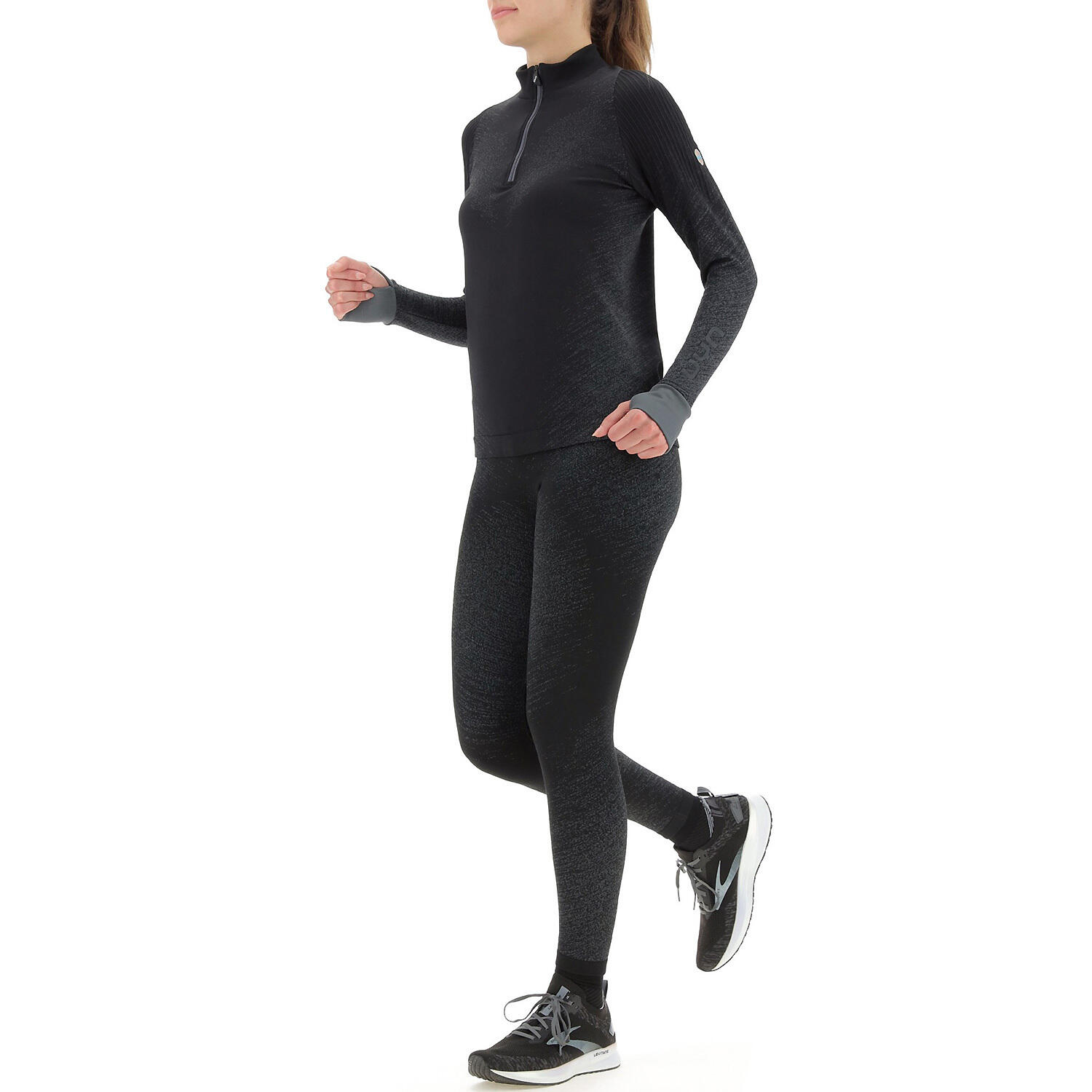 Exceleration Long-Sleeved Zip Up Running Shirt 7/7