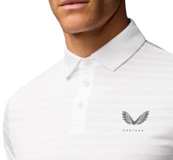 Castore Striped SS Herren Golf Polo 3/5