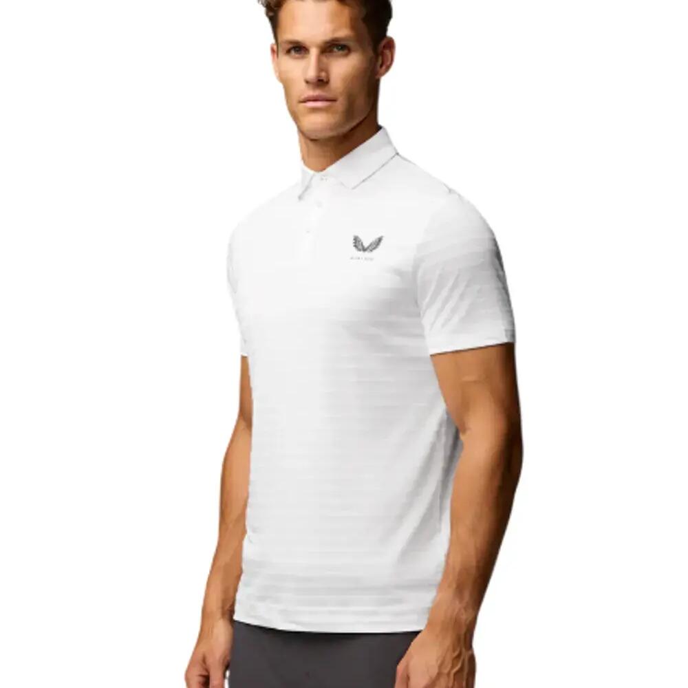 Castore Striped SS Men's Golf Polo