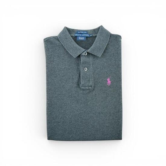 Seconde vie - Polo manches courtes Femme Gris - Excellent